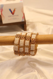 Aari-embroidered bangle