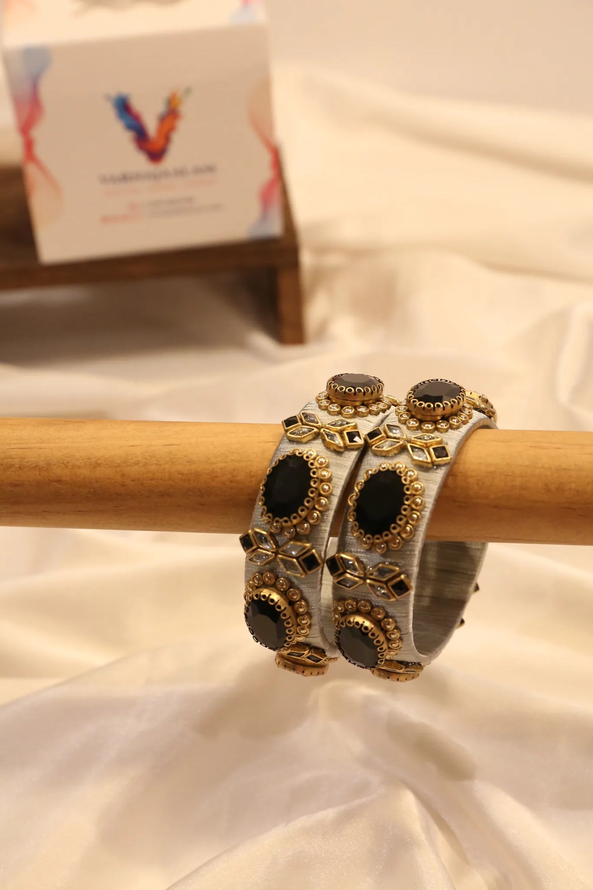Wide statement bangle