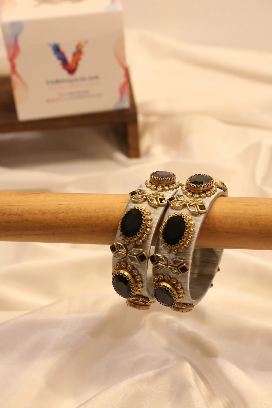 Wide statement bangle